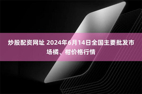 炒股配资网址 2024年6月14日全国主要批发市场橘、柑价格行情