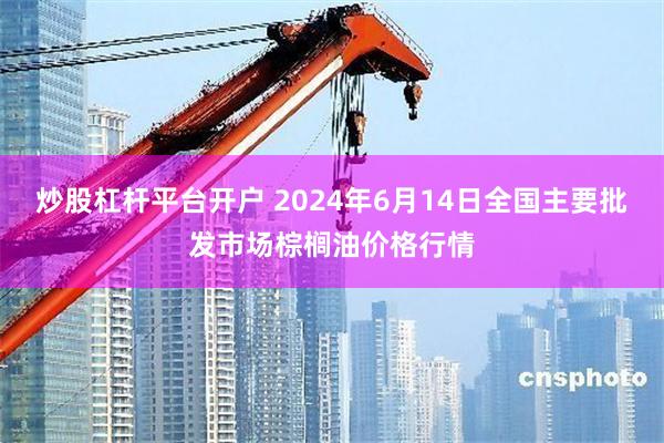 炒股杠杆平台开户 2024年6月14日全国主要批发市场棕榈油价格行情