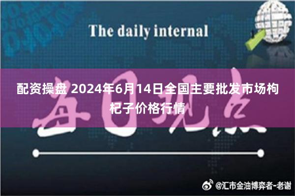 配资操盘 2024年6月14日全国主要批发市场枸杞子价格行情