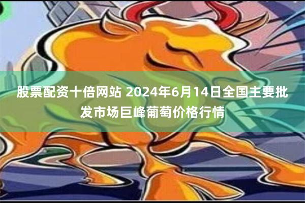 股票配资十倍网站 2024年6月14日全国主要批发市场巨峰葡萄价格行情