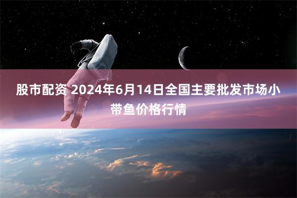 股市配资 2024年6月14日全国主要批发市场小带鱼价格行情