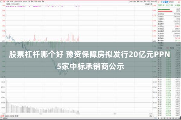 股票杠杆哪个好 豫资保障房拟发行20亿元PPN 5家中标承销商公示