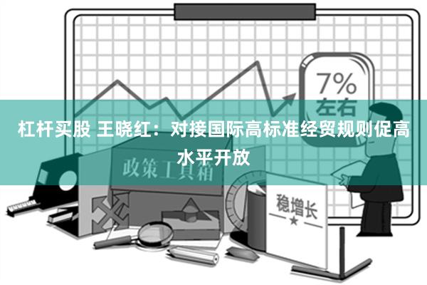 杠杆买股 王晓红：对接国际高标准经贸规则促高水平开放