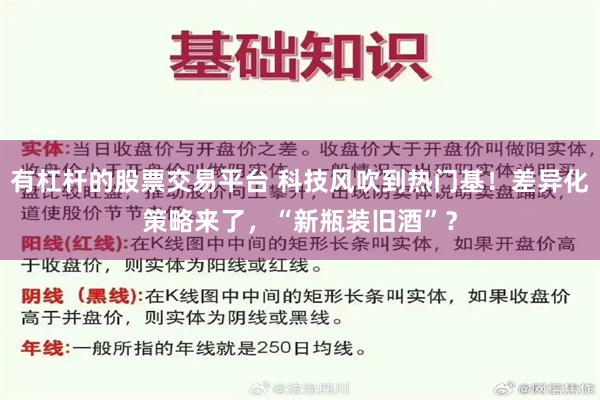 有杠杆的股票交易平台 科技风吹到热门基！差异化策略来了，“新瓶装旧酒”？